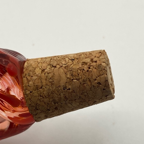Orange/Red Handmade Glass Wine Stopper 4" - Picture 3 of 4